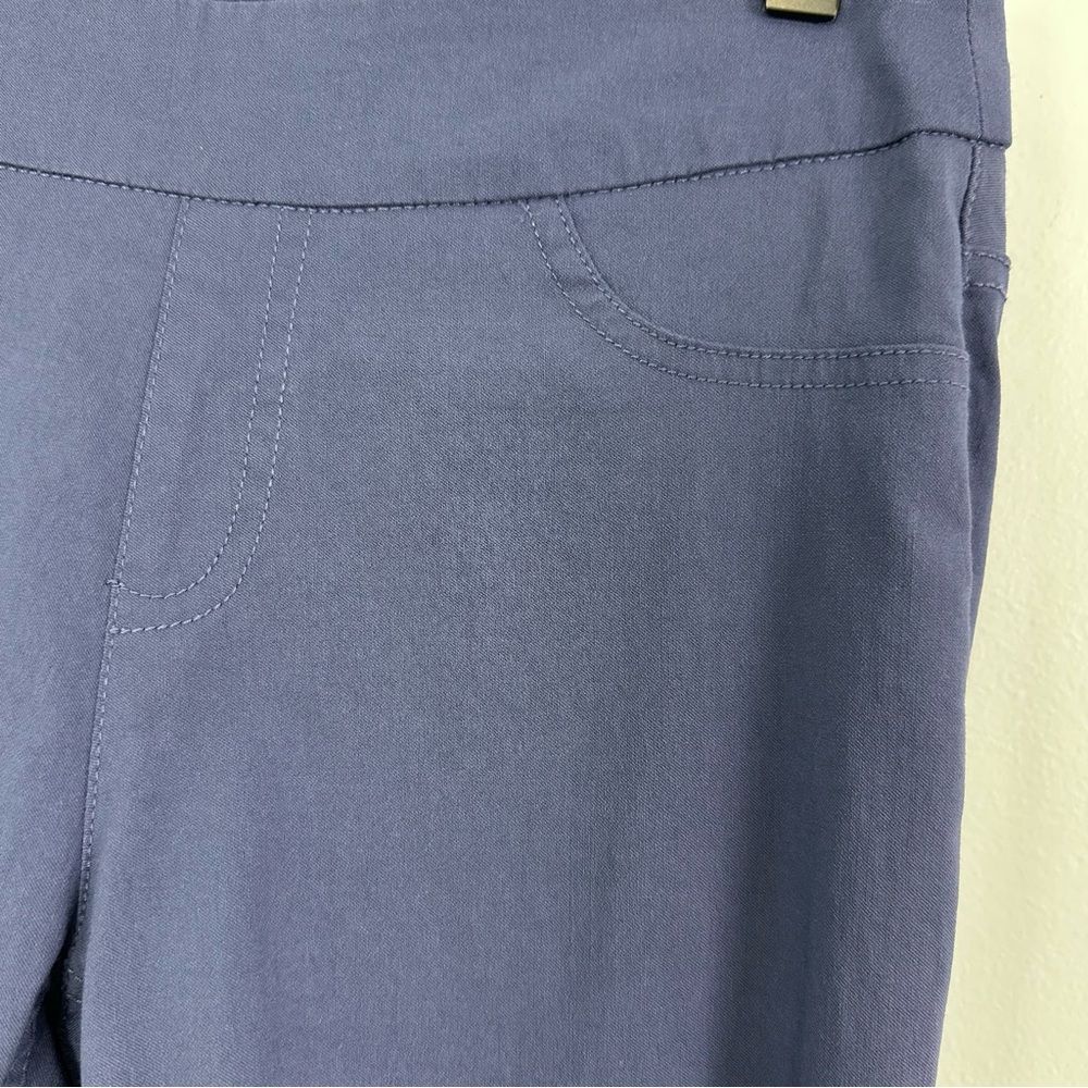 Soft Surroundings Blue Pull On Stretch Pants Ankle Style 3AC10 Size Petite XS - Picture 5 of 12